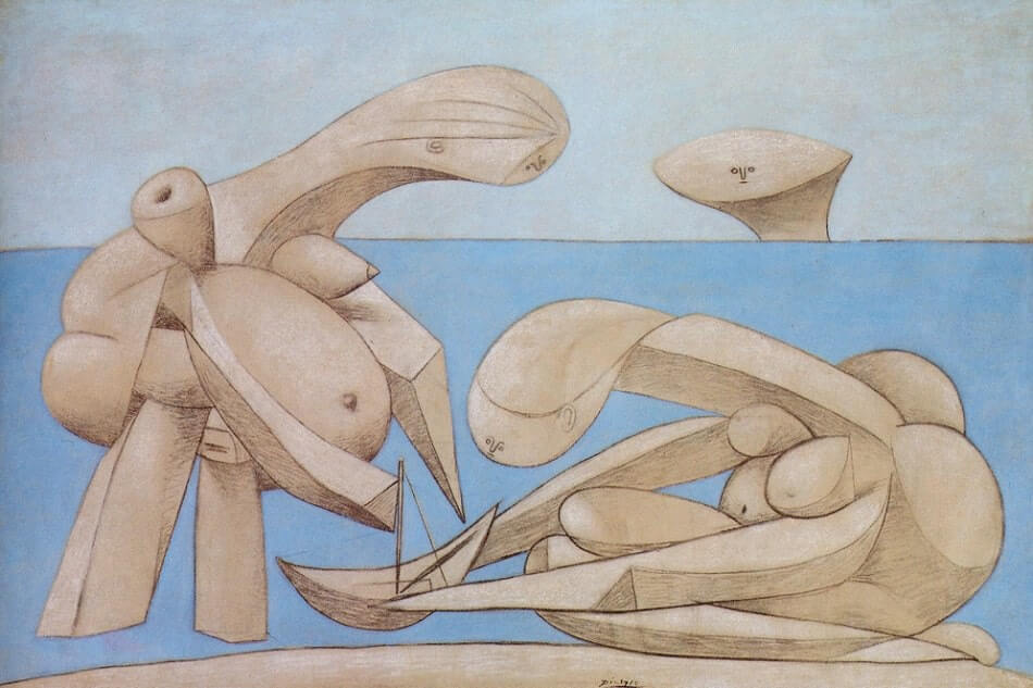 'On the beach' by Pablo Picasso